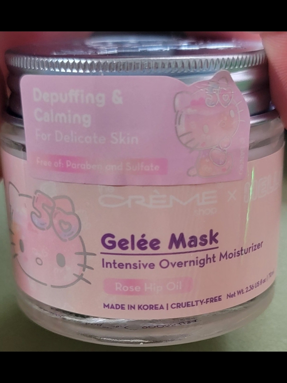 Crème X Gelée Mask Intensive Overnight Moisturizer – Pink